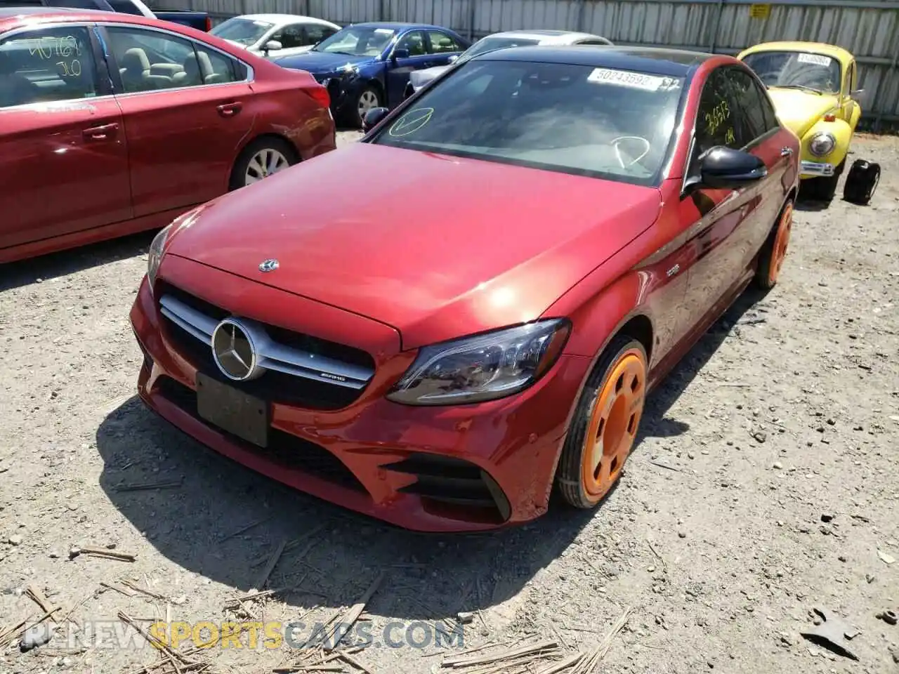 2 Photograph of a damaged car 55SWF6EB8KU283952 MERCEDES-BENZ C-CLASS 2019