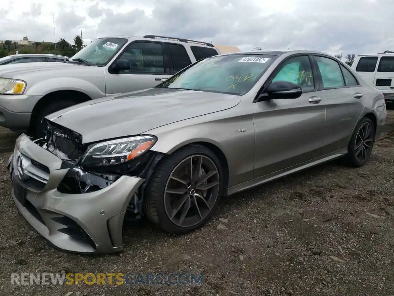 2 Фотография поврежденного автомобиля 55SWF6EB8KU315086 MERCEDES-BENZ C-CLASS 2019