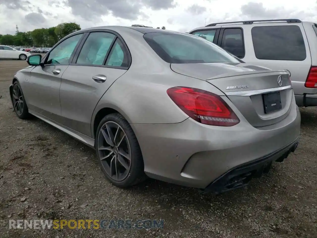 3 Фотография поврежденного автомобиля 55SWF6EB8KU315086 MERCEDES-BENZ C-CLASS 2019