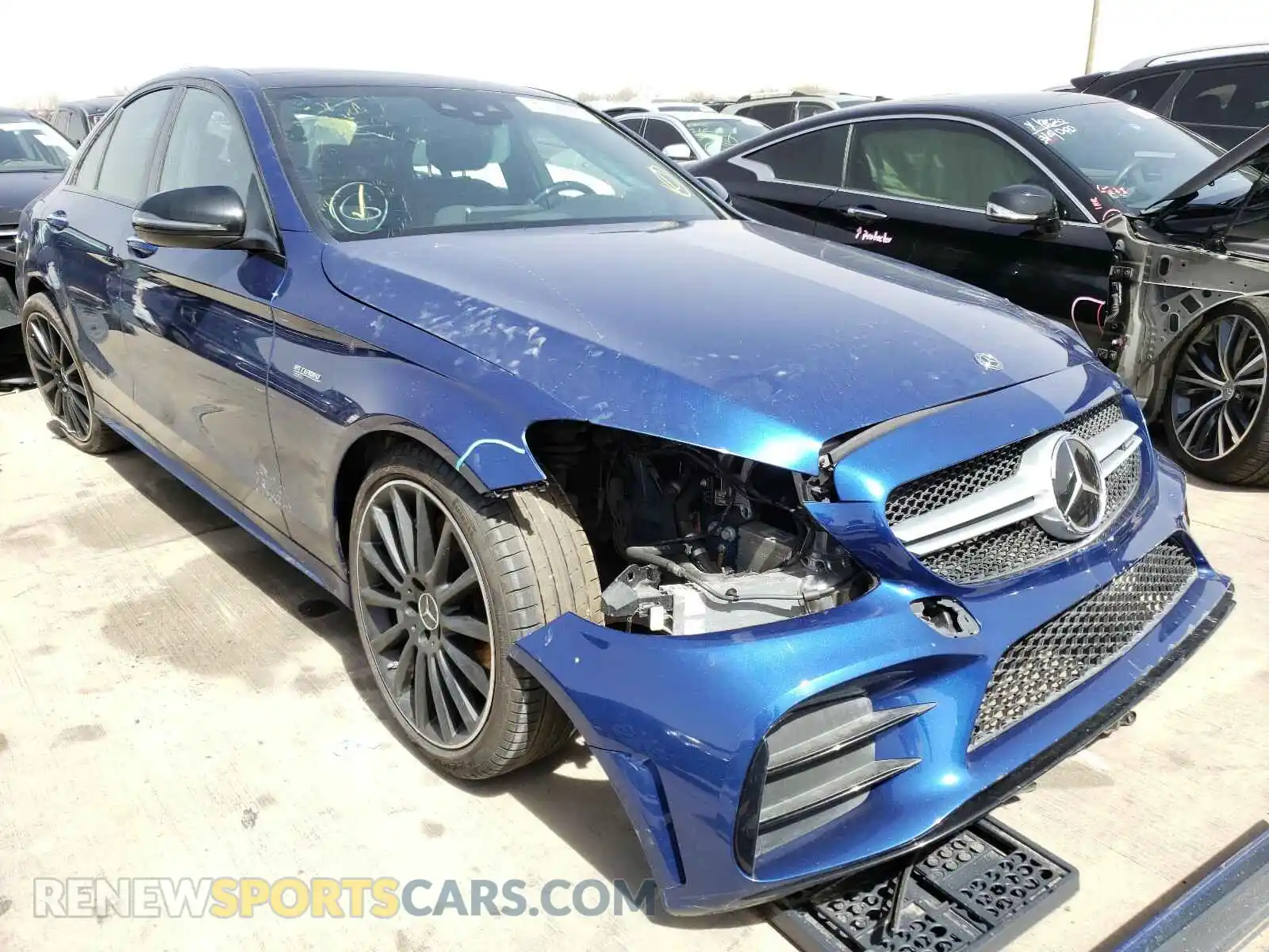 1 Photograph of a damaged car 55SWF6EB9KU288030 MERCEDES-BENZ C CLASS 2019