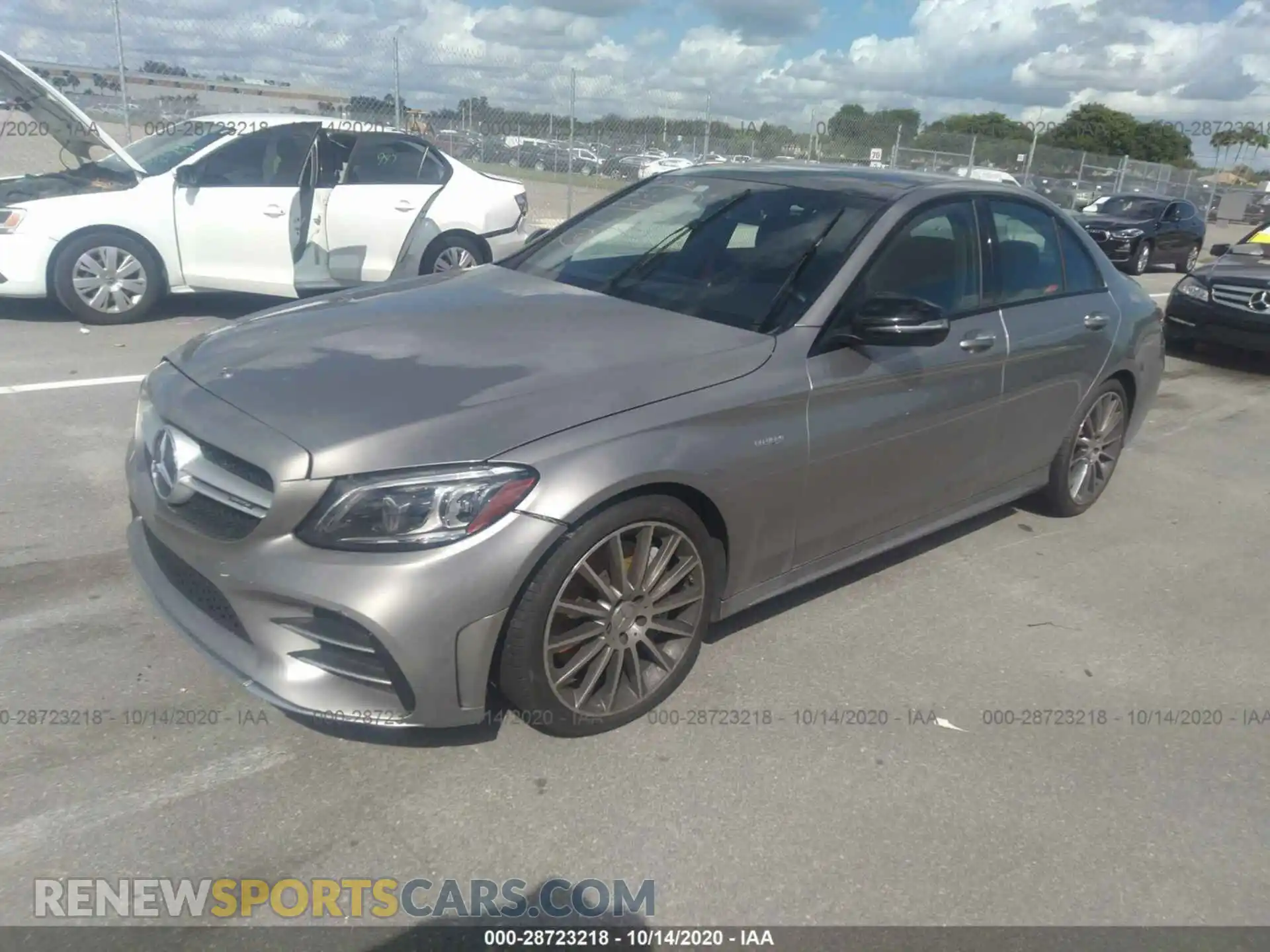 2 Photograph of a damaged car 55SWF6EBXKU284259 MERCEDES-BENZ C-CLASS 2019