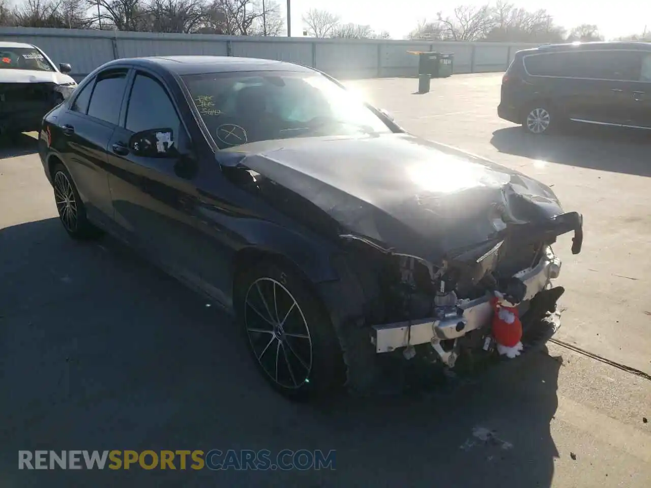 1 fotografías del automóvil dañado 55SWF8DB0KU288849 MERCEDES-BENZ C-CLASS 2019