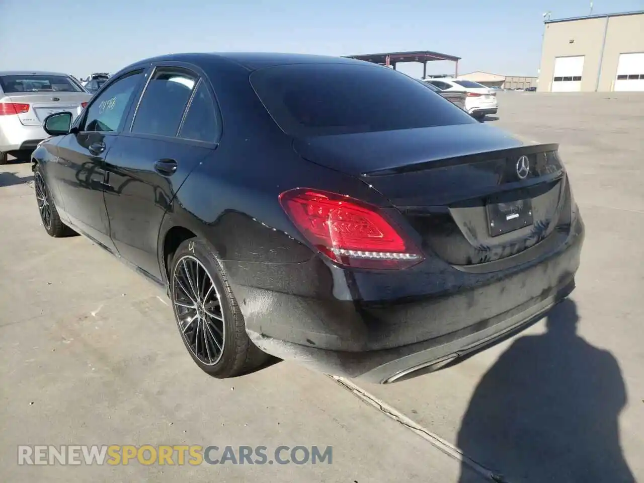 3 fotografías del automóvil dañado 55SWF8DB0KU288849 MERCEDES-BENZ C-CLASS 2019