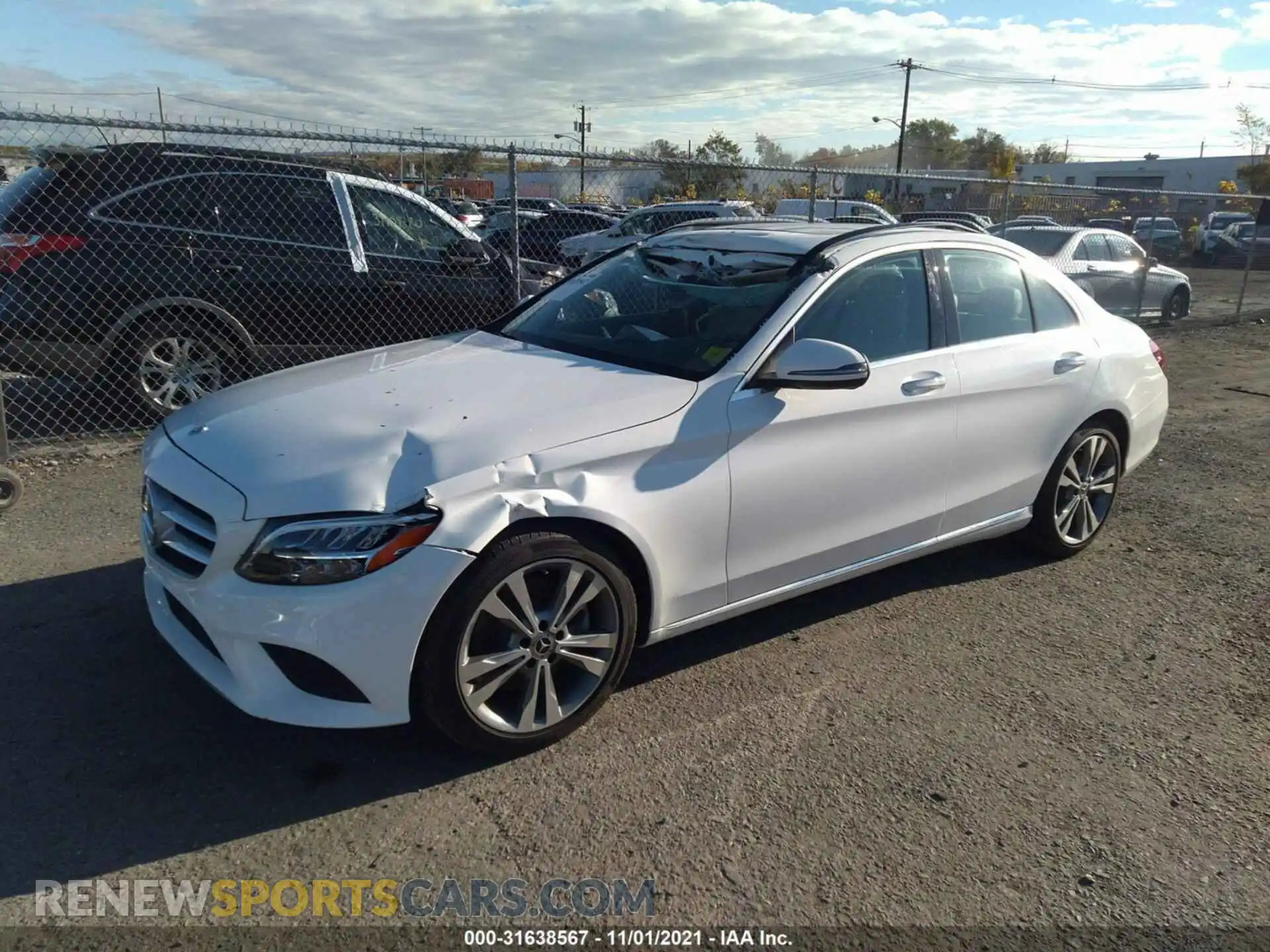 2 Photograph of a damaged car 55SWF8DB0KU297468 MERCEDES-BENZ C-CLASS 2019