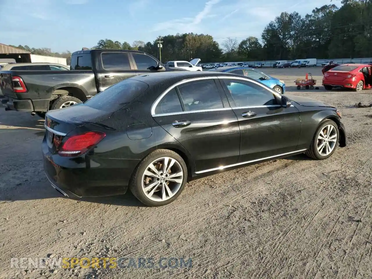3 Photograph of a damaged car 55SWF8DB0KU301437 MERCEDES-BENZ C-CLASS 2019