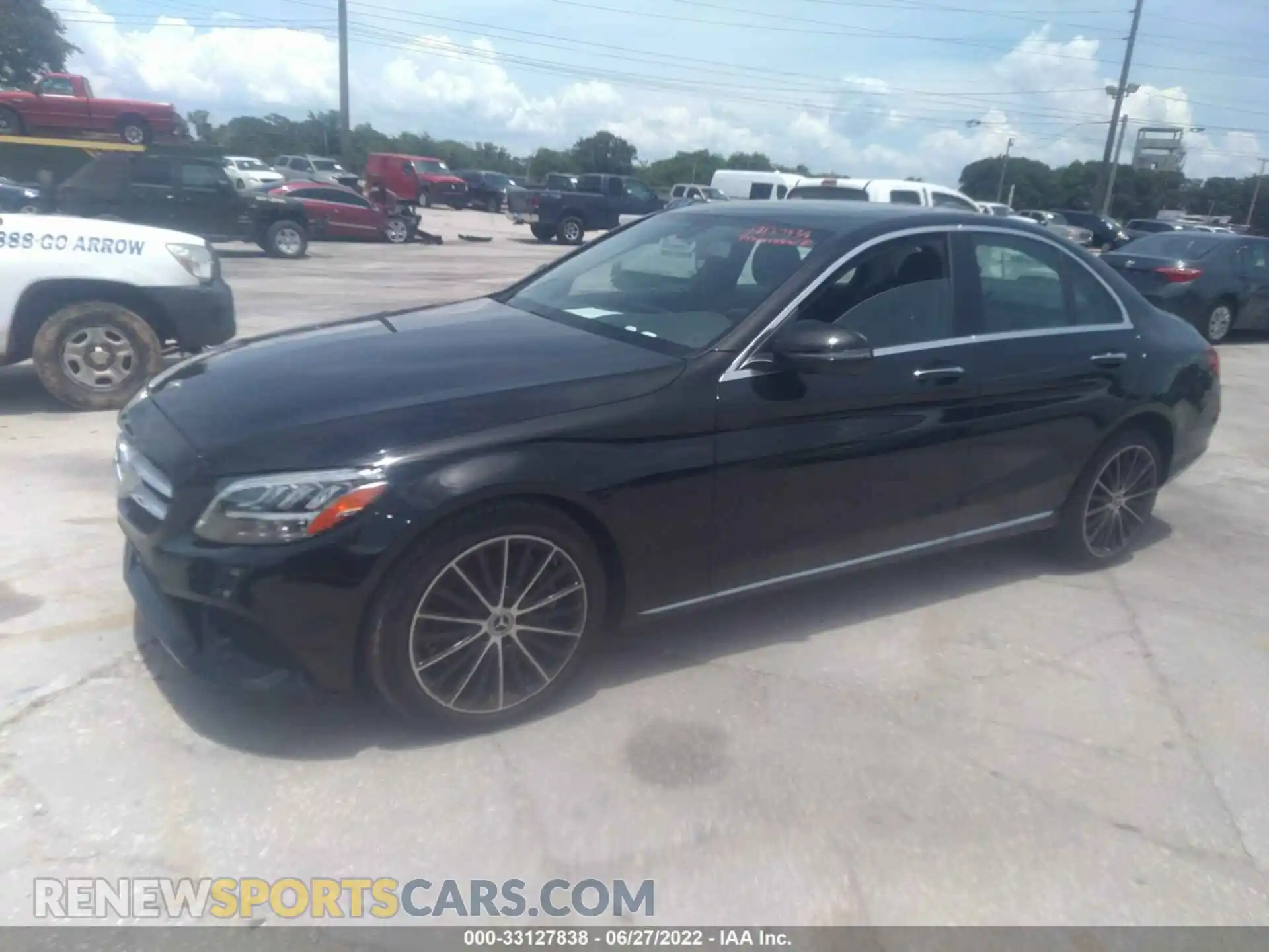 2 Photograph of a damaged car 55SWF8DB0KU302829 MERCEDES-BENZ C-CLASS 2019