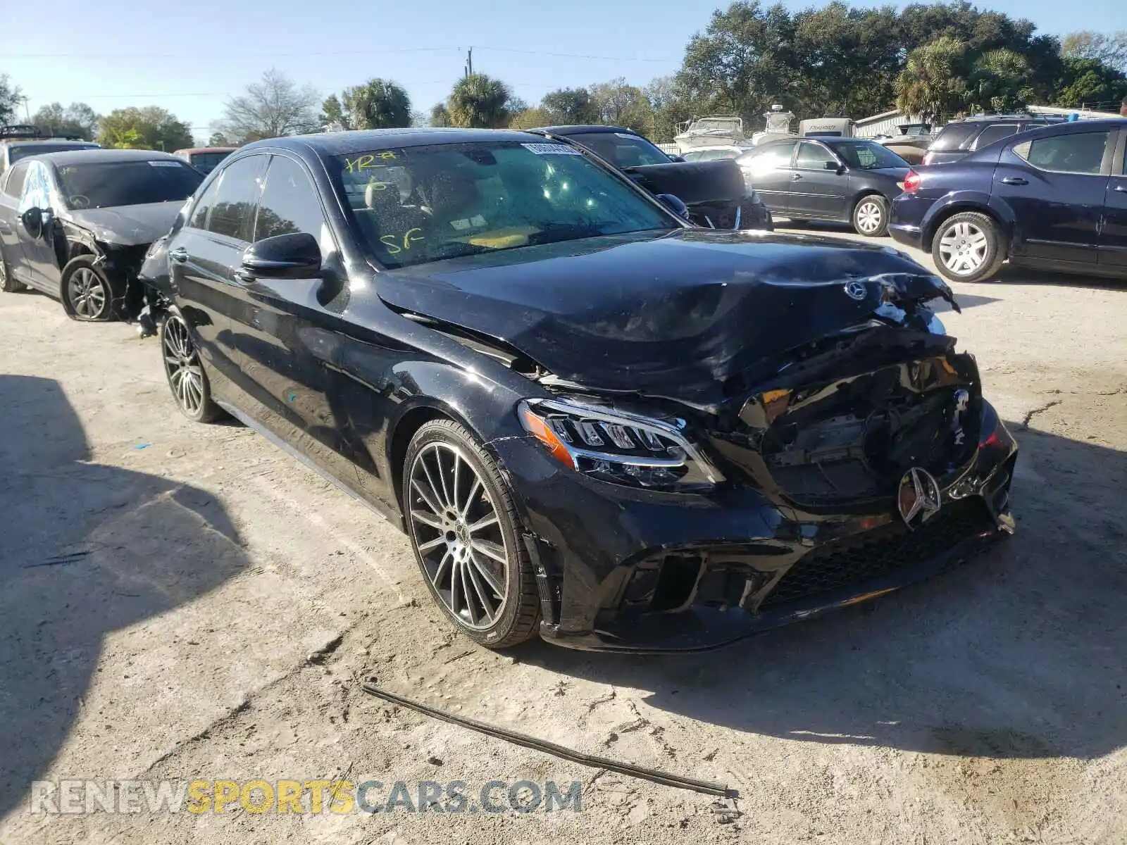 1 Photograph of a damaged car 55SWF8DB0KU306489 MERCEDES-BENZ C-CLASS 2019