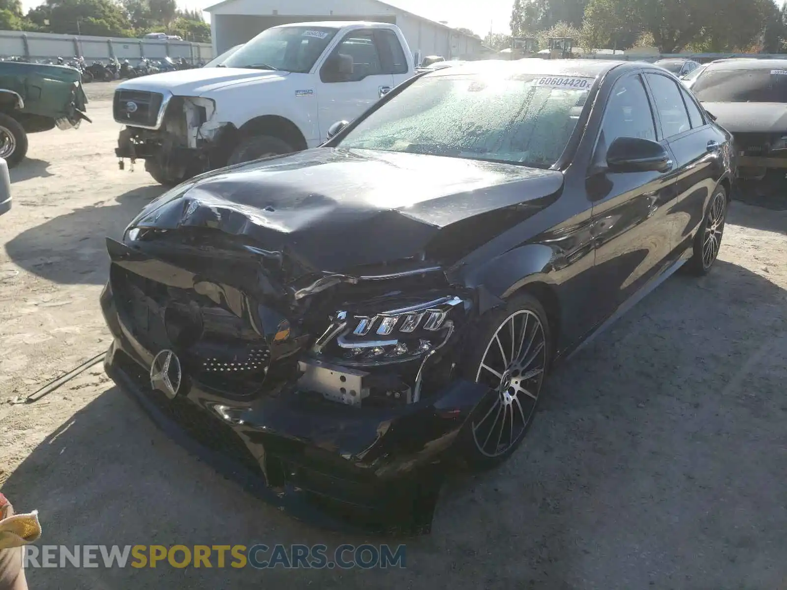 2 Photograph of a damaged car 55SWF8DB0KU306489 MERCEDES-BENZ C-CLASS 2019