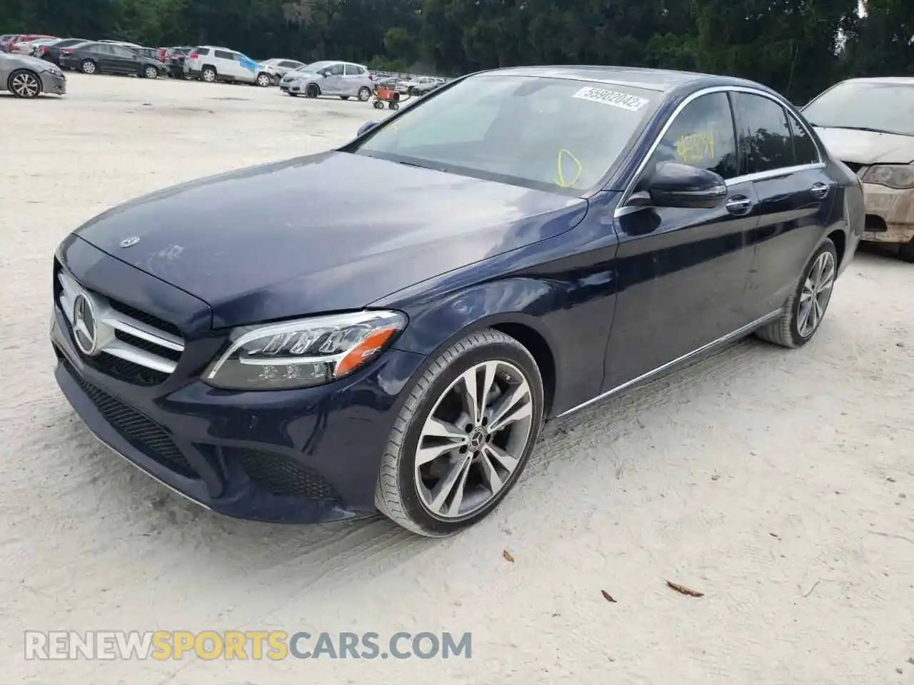 2 Photograph of a damaged car 55SWF8DB0KU317542 MERCEDES-BENZ C-CLASS 2019