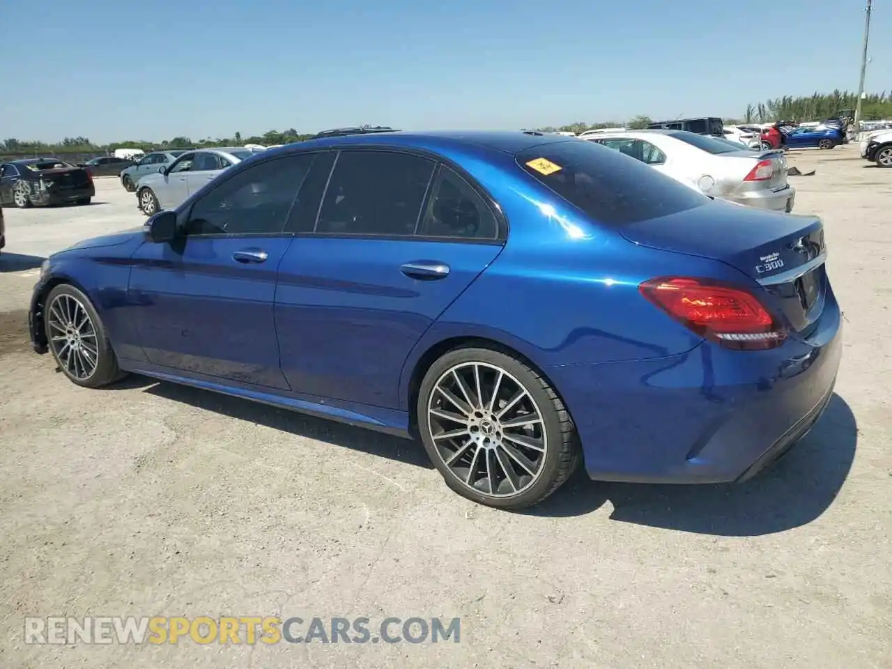 2 Photograph of a damaged car 55SWF8DB1KU287418 MERCEDES-BENZ C-CLASS 2019