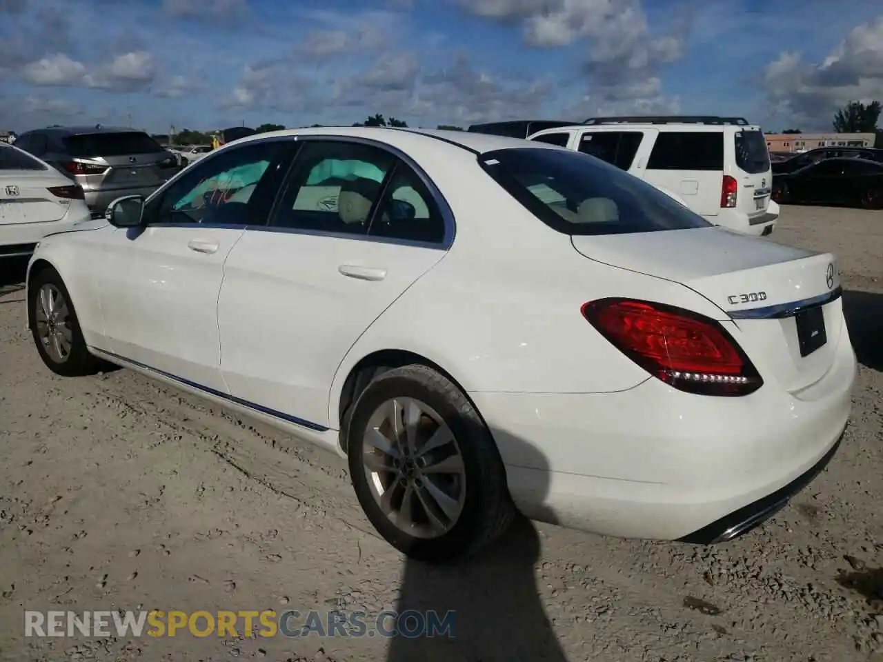 2 Photograph of a damaged car 55SWF8DB1KU294322 MERCEDES-BENZ C-CLASS 2019