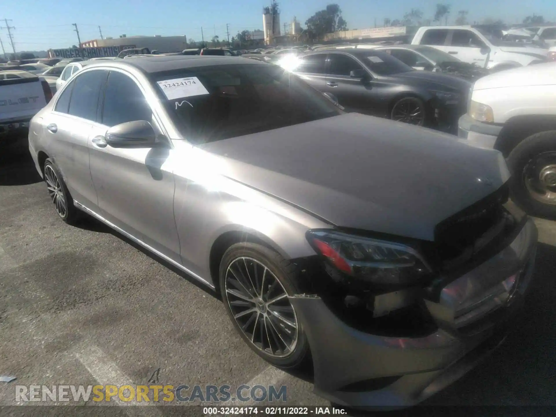 1 Photograph of a damaged car 55SWF8DB1KU303360 MERCEDES-BENZ C-CLASS 2019
