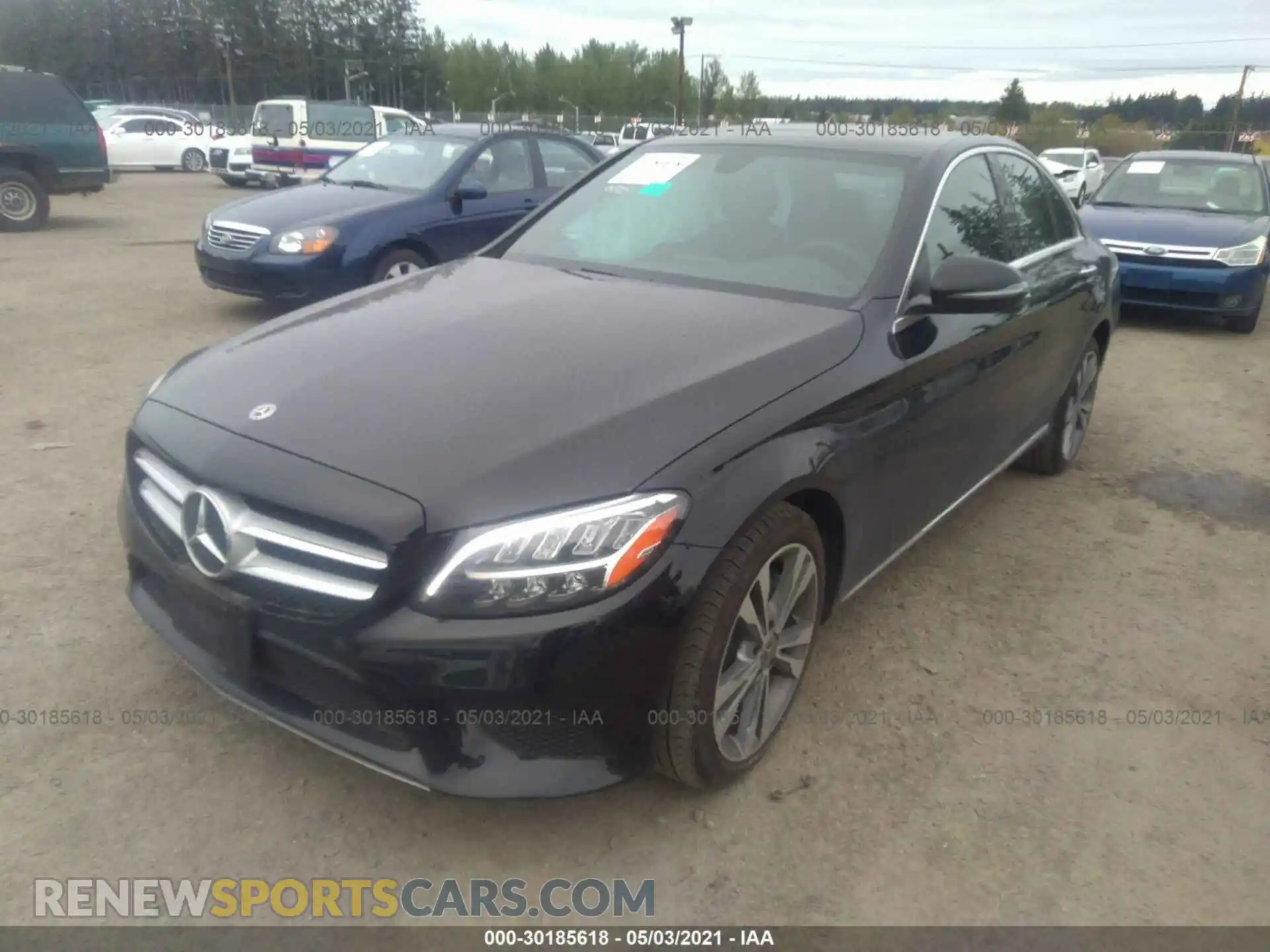 2 Photograph of a damaged car 55SWF8DB1KU307246 MERCEDES-BENZ C-CLASS 2019