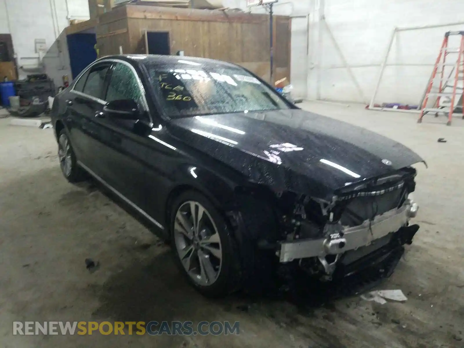 1 Photograph of a damaged car 55SWF8DB1KU314584 MERCEDES-BENZ C CLASS 2019