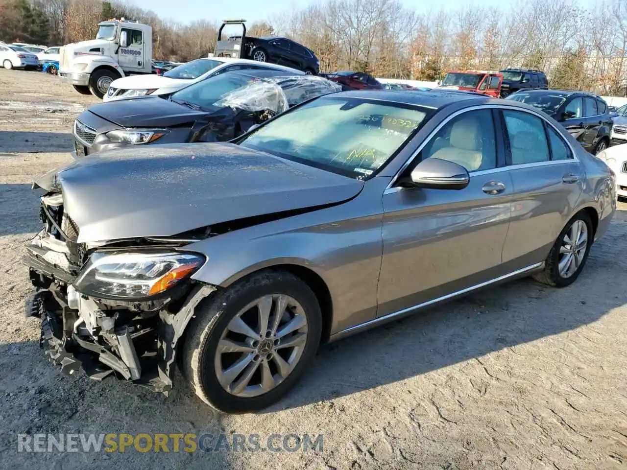 1 Photograph of a damaged car 55SWF8DB1KU314889 MERCEDES-BENZ C-CLASS 2019
