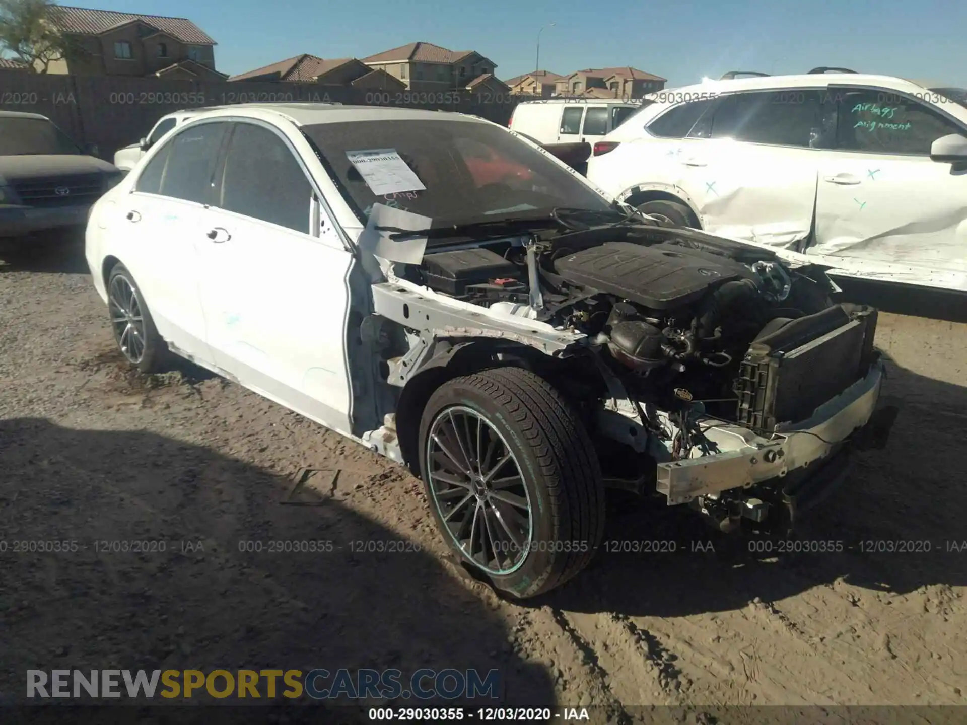 1 Photograph of a damaged car 55SWF8DB2KU288349 MERCEDES-BENZ C-CLASS 2019