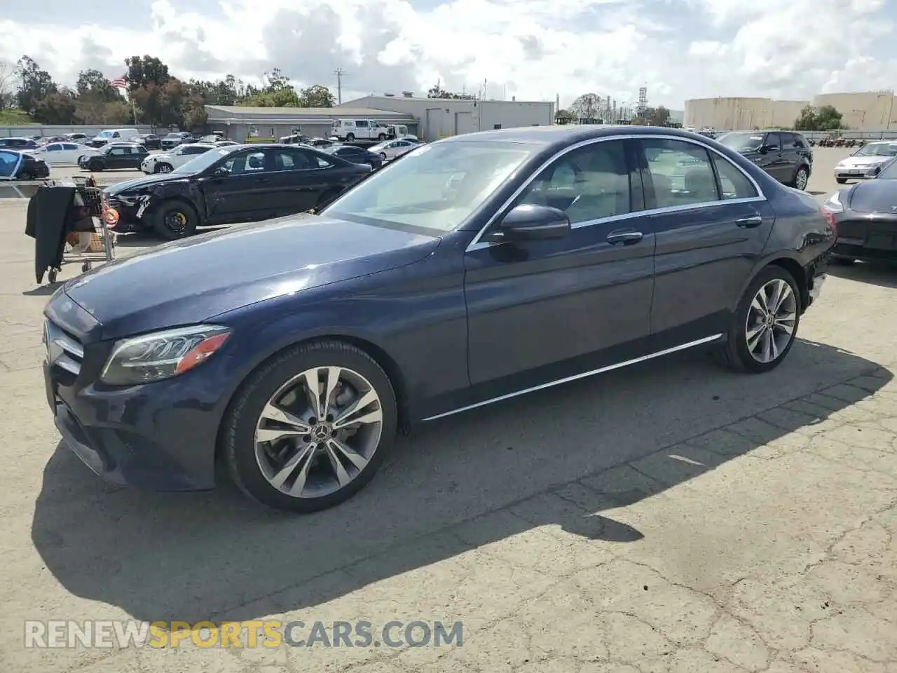1 Фотография поврежденного автомобиля 55SWF8DB2KU297892 MERCEDES-BENZ C-CLASS 2019