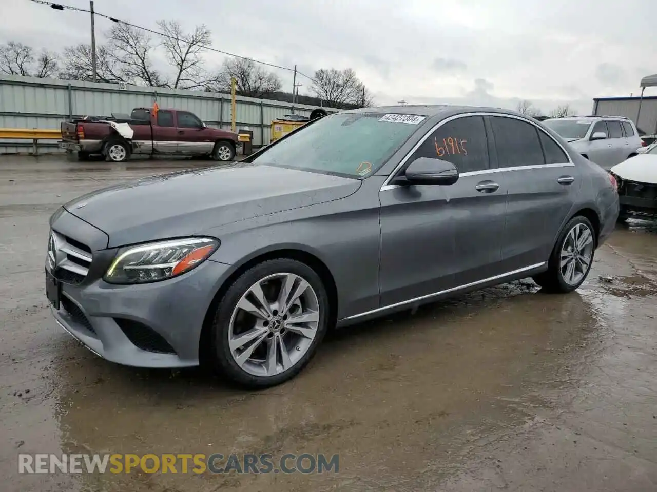 1 Photograph of a damaged car 55SWF8DB2KU299299 MERCEDES-BENZ C-CLASS 2019