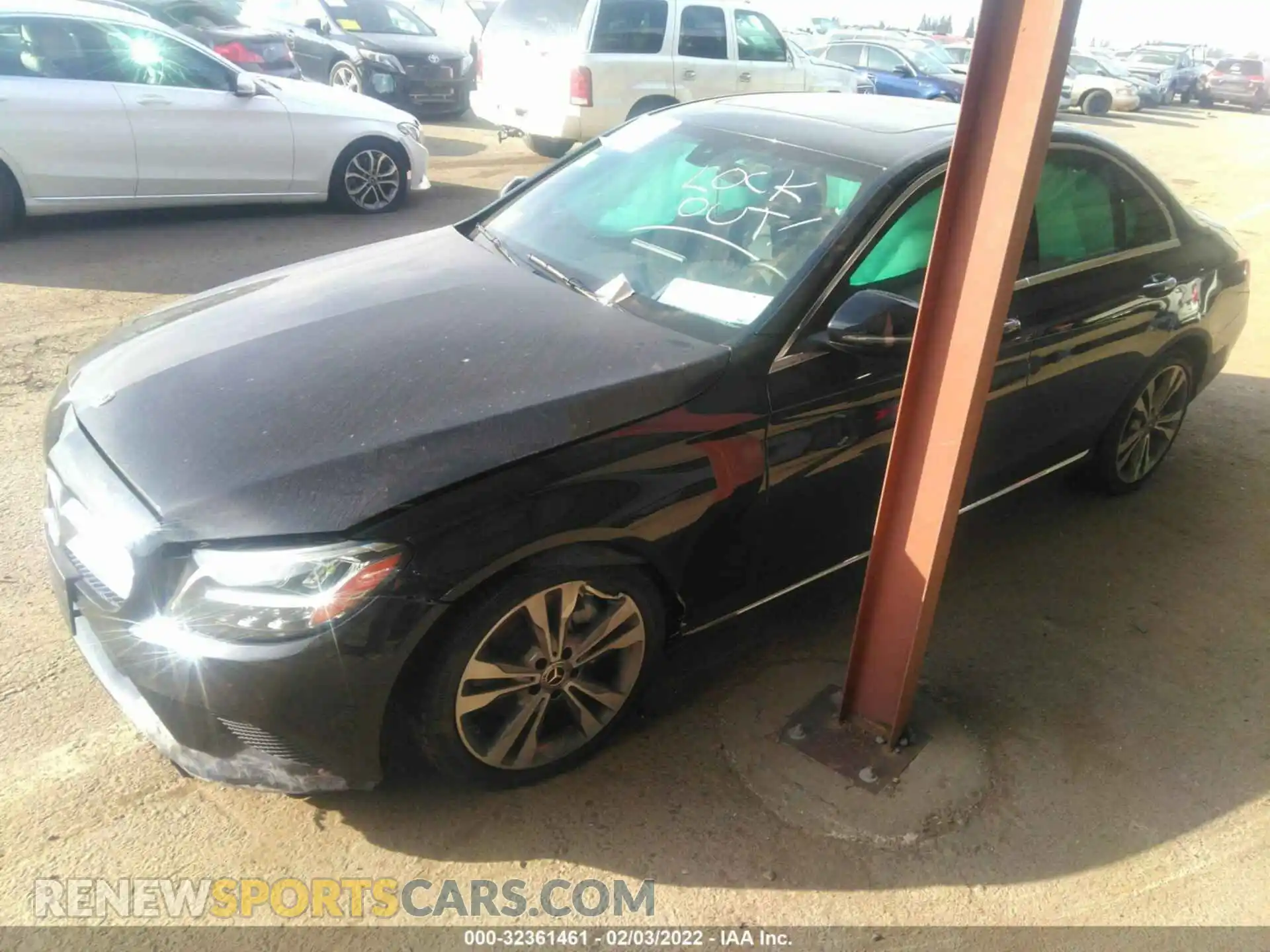 2 Photograph of a damaged car 55SWF8DB2KU301259 MERCEDES-BENZ C-CLASS 2019