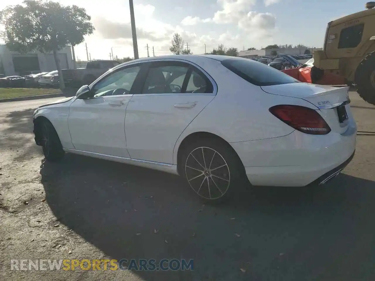 2 Photograph of a damaged car 55SWF8DB2KU307367 MERCEDES-BENZ C-CLASS 2019