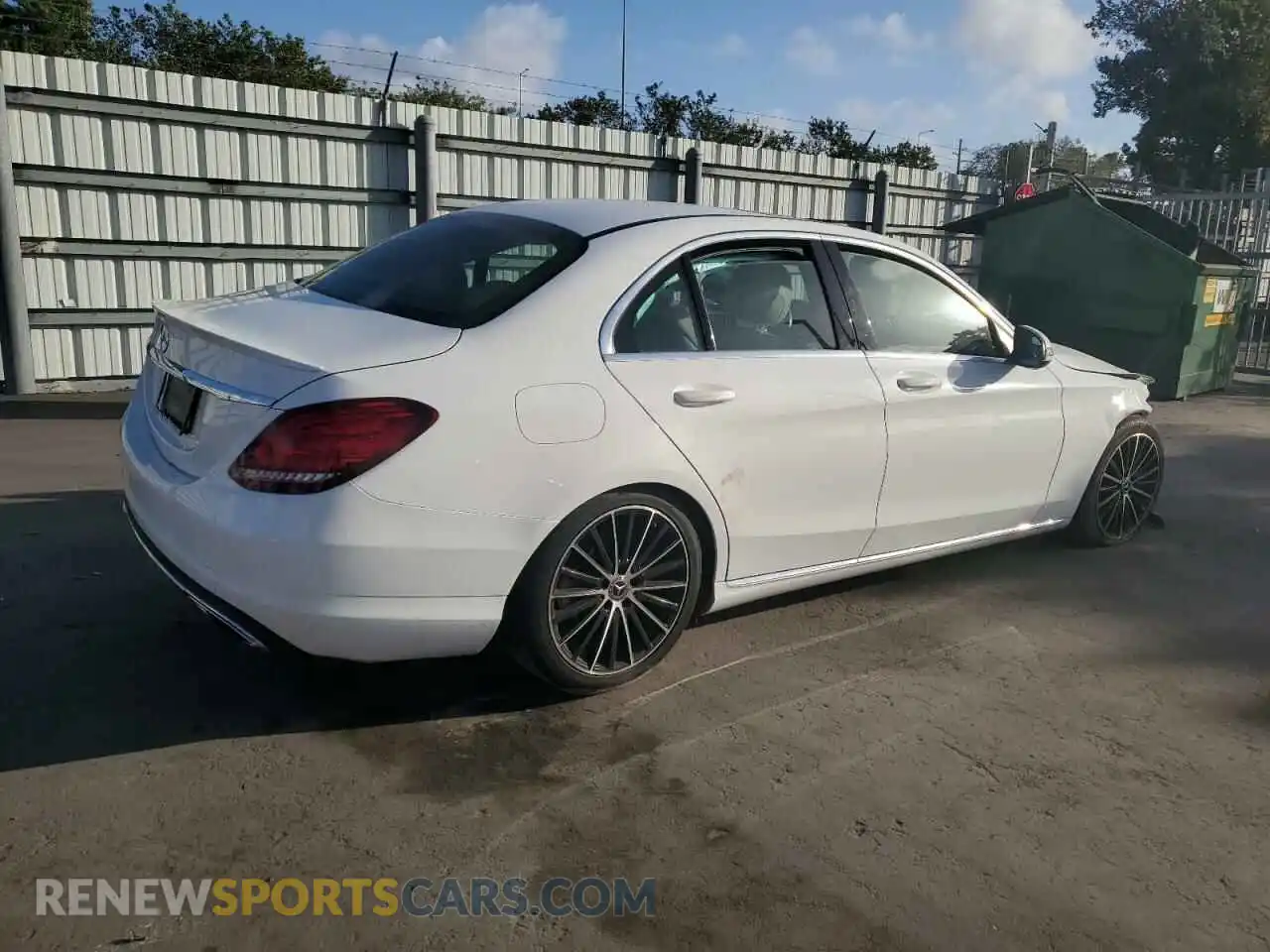 3 Photograph of a damaged car 55SWF8DB2KU307367 MERCEDES-BENZ C-CLASS 2019