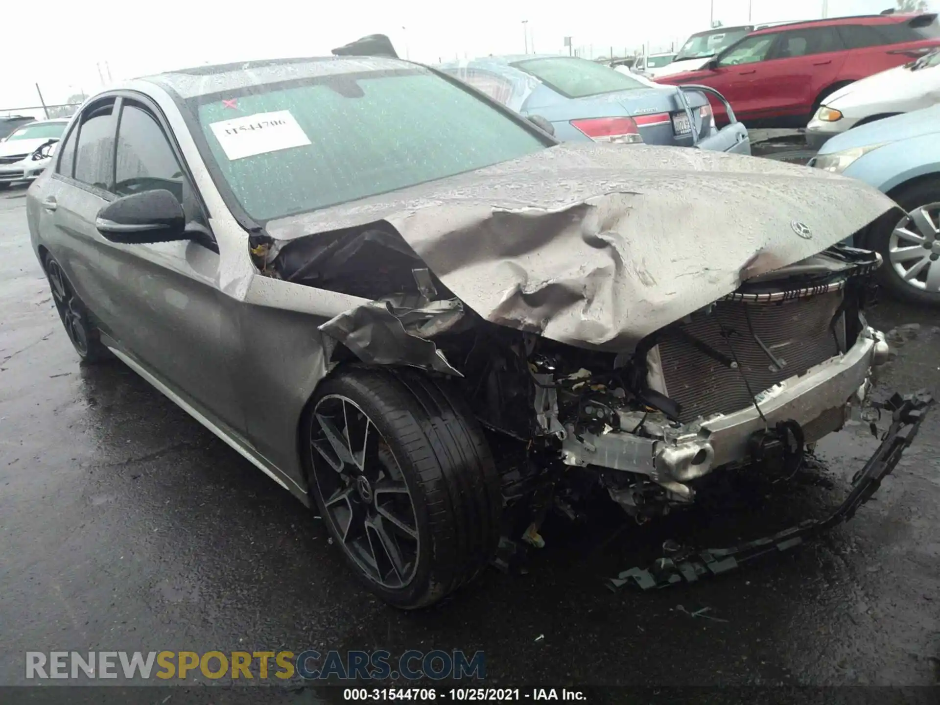 1 Photograph of a damaged car 55SWF8DB2KU320569 MERCEDES-BENZ C-CLASS 2019