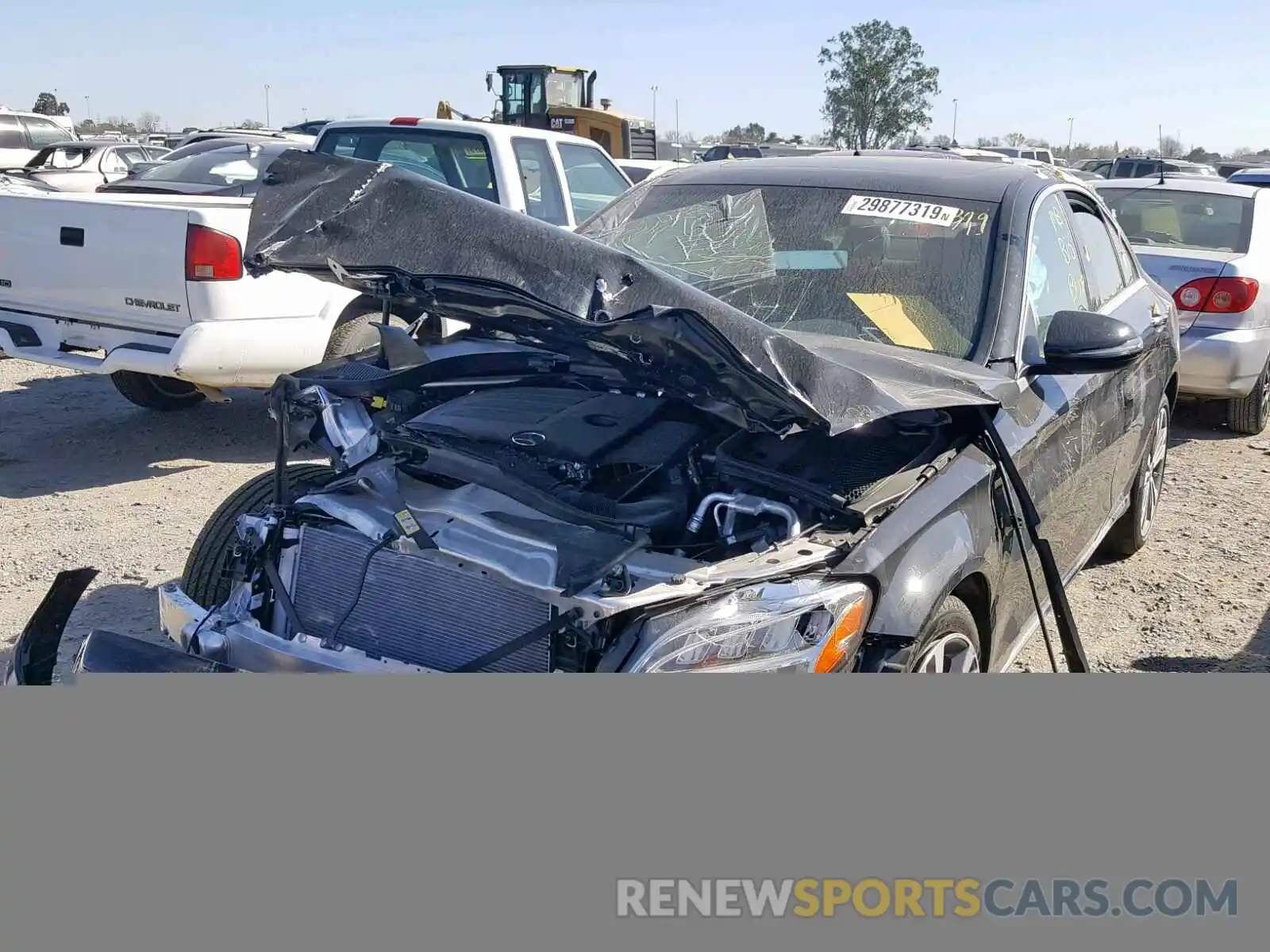 2 Photograph of a damaged car 55SWF8DB3KU288988 MERCEDES-BENZ C CLASS 2019
