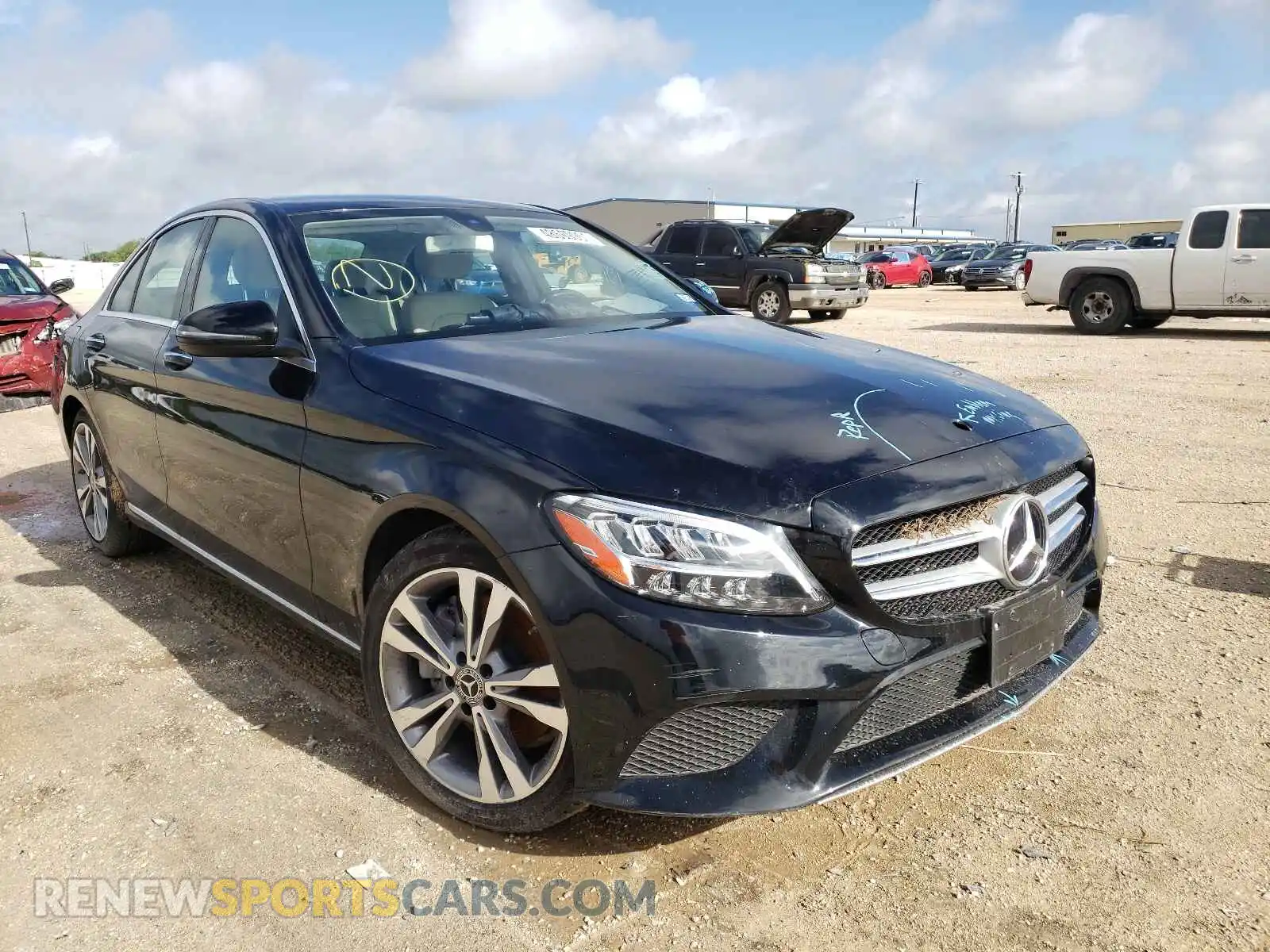 1 Photograph of a damaged car 55SWF8DB3KU294385 MERCEDES-BENZ C-CLASS 2019