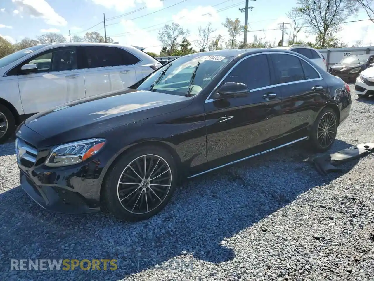 1 Photograph of a damaged car 55SWF8DB3KU295813 MERCEDES-BENZ C-CLASS 2019