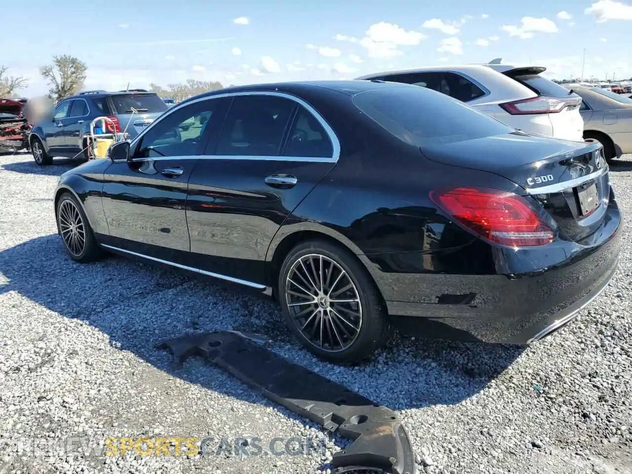 2 Photograph of a damaged car 55SWF8DB3KU295813 MERCEDES-BENZ C-CLASS 2019