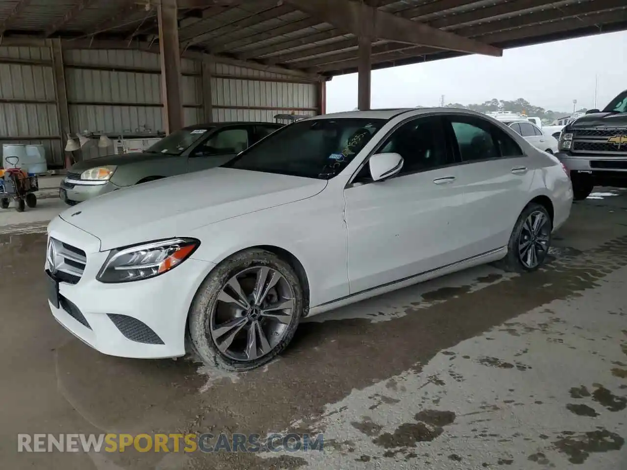 1 fotografías del automóvil dañado 55SWF8DB3KU297741 MERCEDES-BENZ C-CLASS 2019