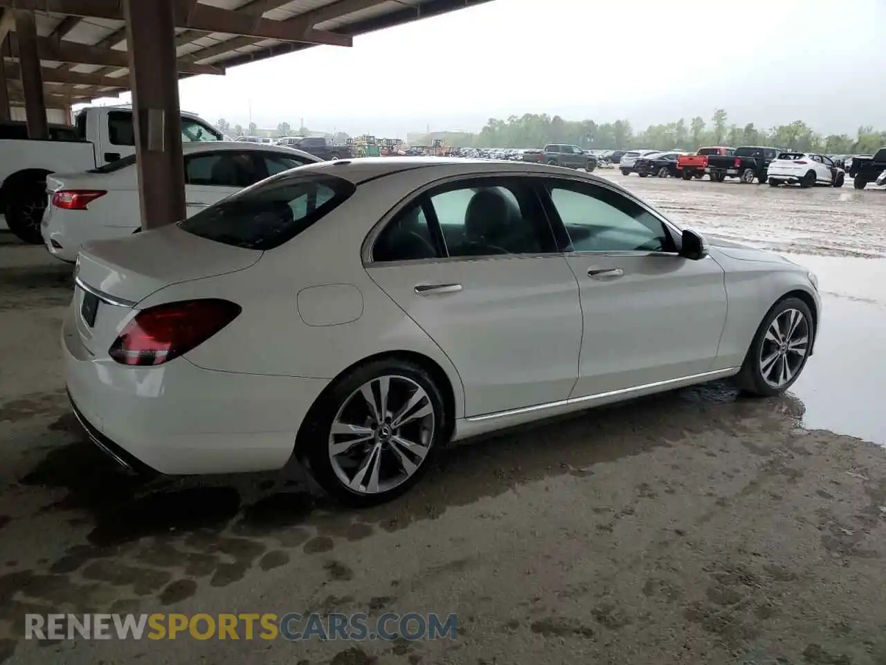 3 fotografías del automóvil dañado 55SWF8DB3KU297741 MERCEDES-BENZ C-CLASS 2019