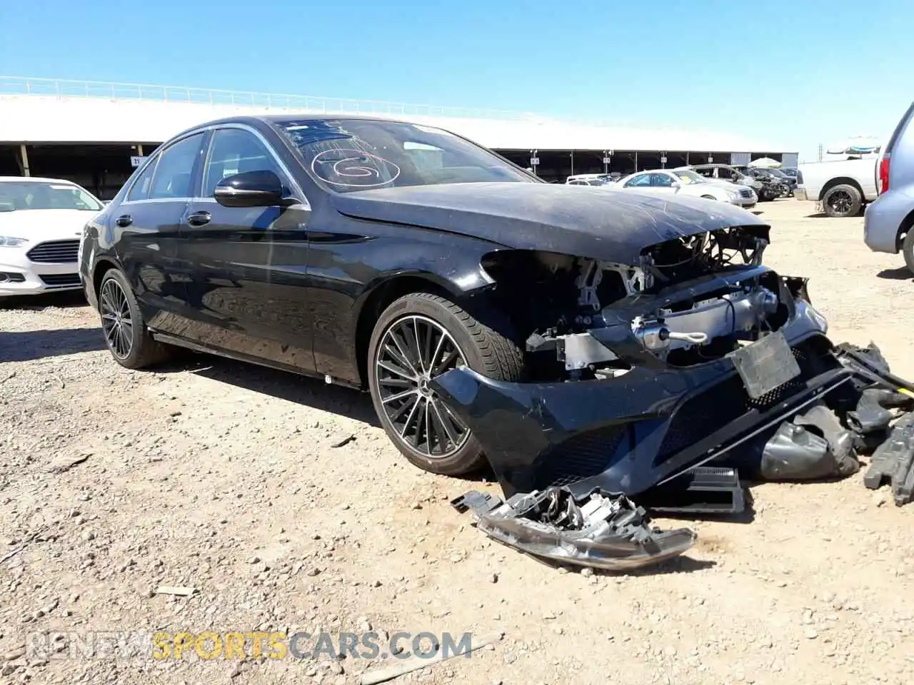 1 Photograph of a damaged car 55SWF8DB3KU304087 MERCEDES-BENZ C-CLASS 2019