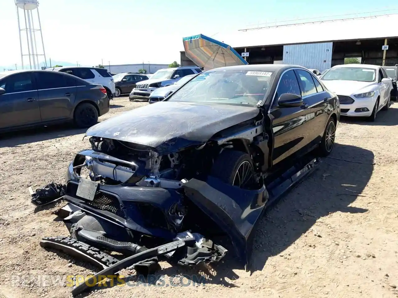 2 Photograph of a damaged car 55SWF8DB3KU304087 MERCEDES-BENZ C-CLASS 2019