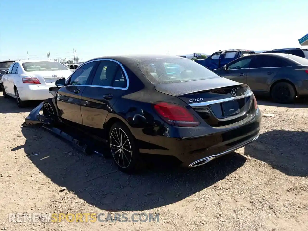 3 Photograph of a damaged car 55SWF8DB3KU304087 MERCEDES-BENZ C-CLASS 2019