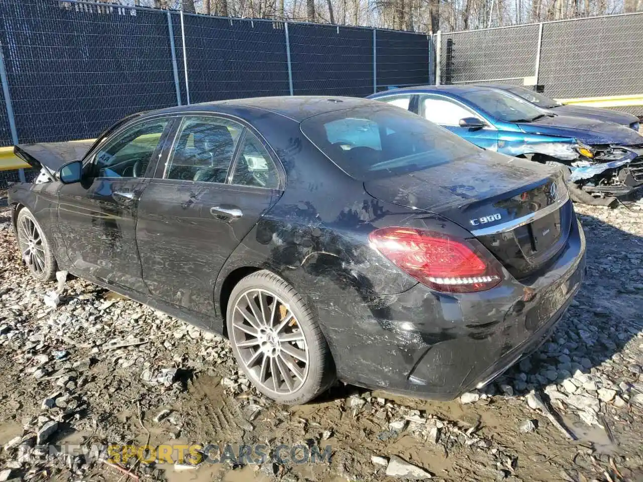 2 Photograph of a damaged car 55SWF8DB3KU304154 MERCEDES-BENZ C-CLASS 2019
