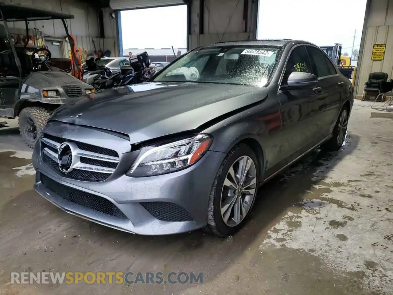 2 Photograph of a damaged car 55SWF8DB3KU306535 MERCEDES-BENZ C-CLASS 2019