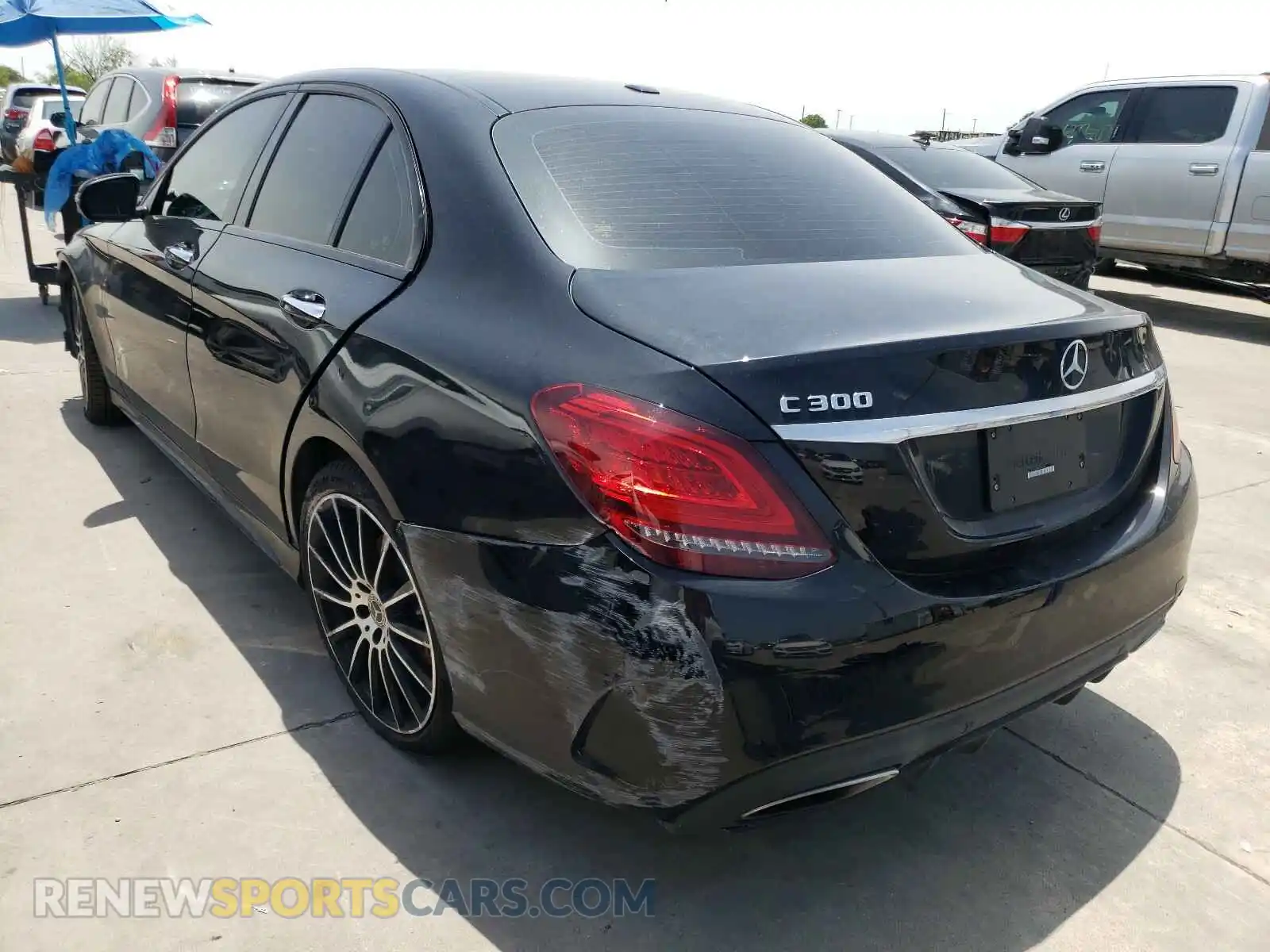 3 Photograph of a damaged car 55SWF8DB3KU308429 MERCEDES-BENZ C CLASS 2019