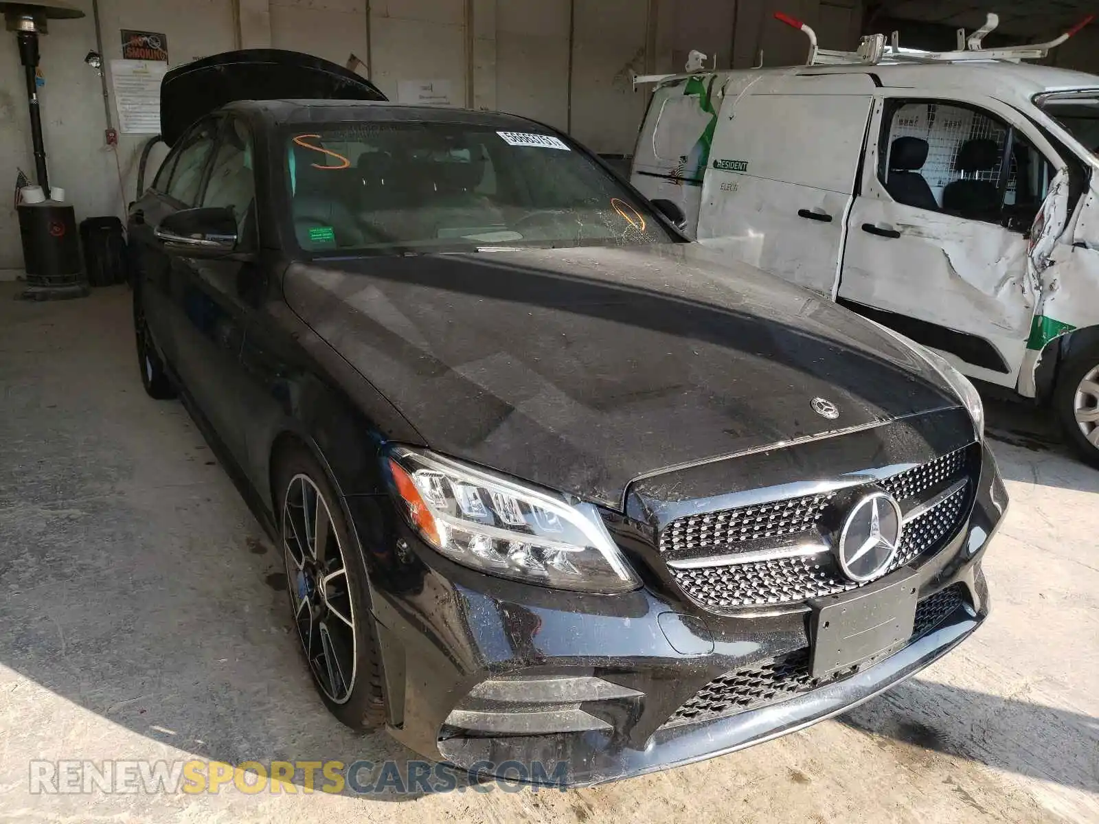 1 Photograph of a damaged car 55SWF8DB3KU309323 MERCEDES-BENZ C-CLASS 2019