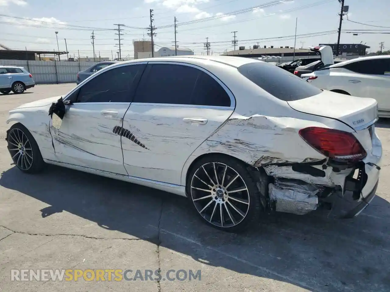 2 Photograph of a damaged car 55SWF8DB3KU314392 MERCEDES-BENZ C-CLASS 2019