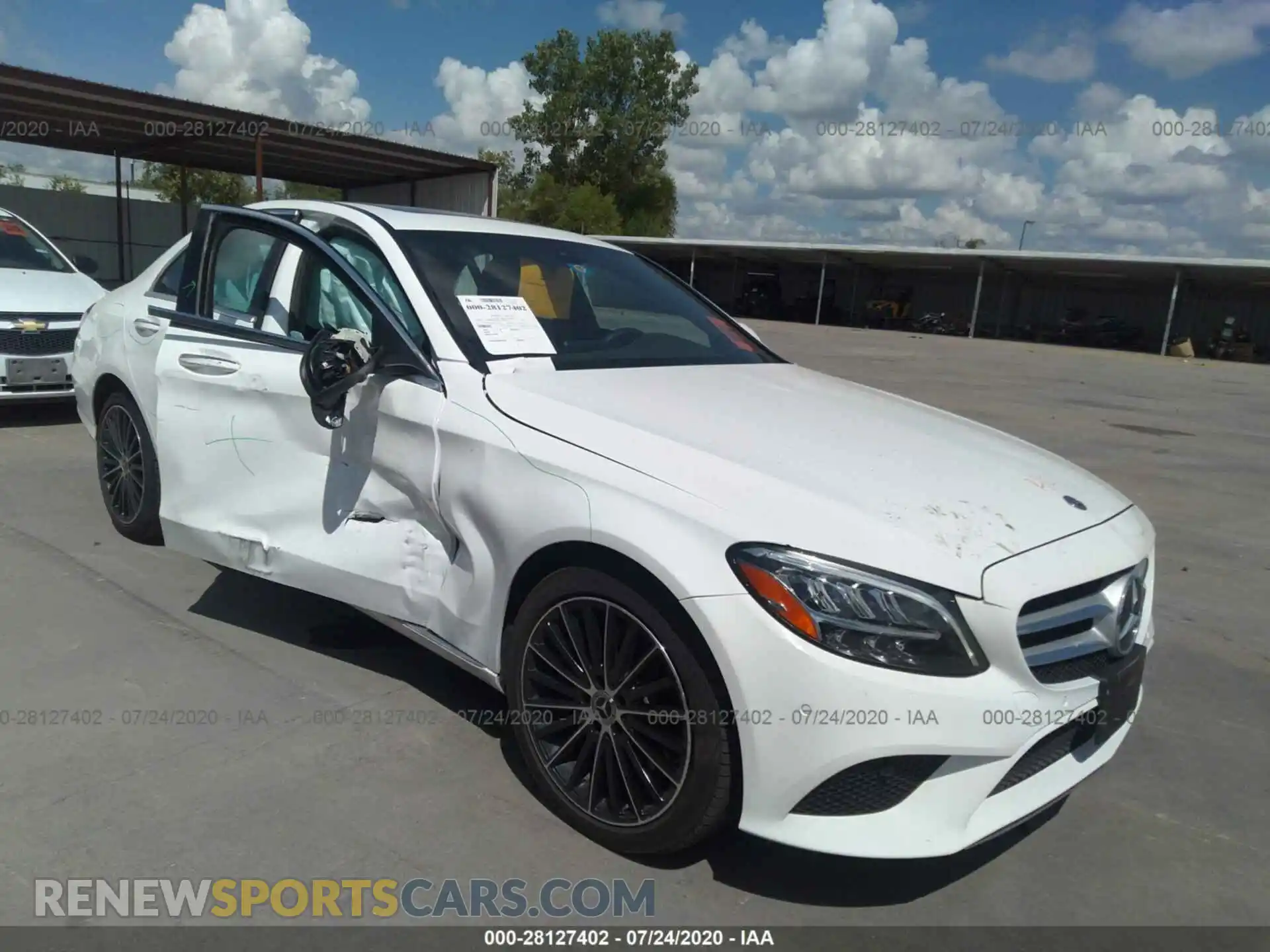 1 Photograph of a damaged car 55SWF8DB3KU322525 MERCEDES-BENZ C-CLASS 2019