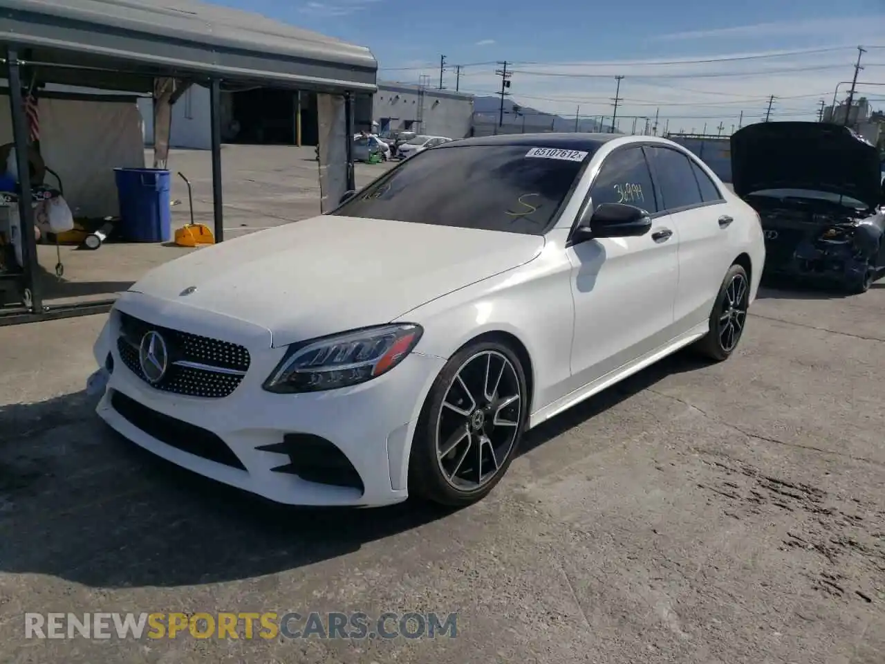 2 Photograph of a damaged car 55SWF8DB4KU291186 MERCEDES-BENZ C-CLASS 2019