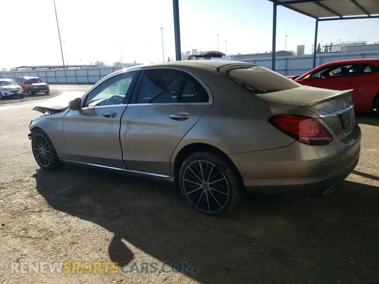2 Photograph of a damaged car 55SWF8DB4KU292340 MERCEDES-BENZ C-CLASS 2019