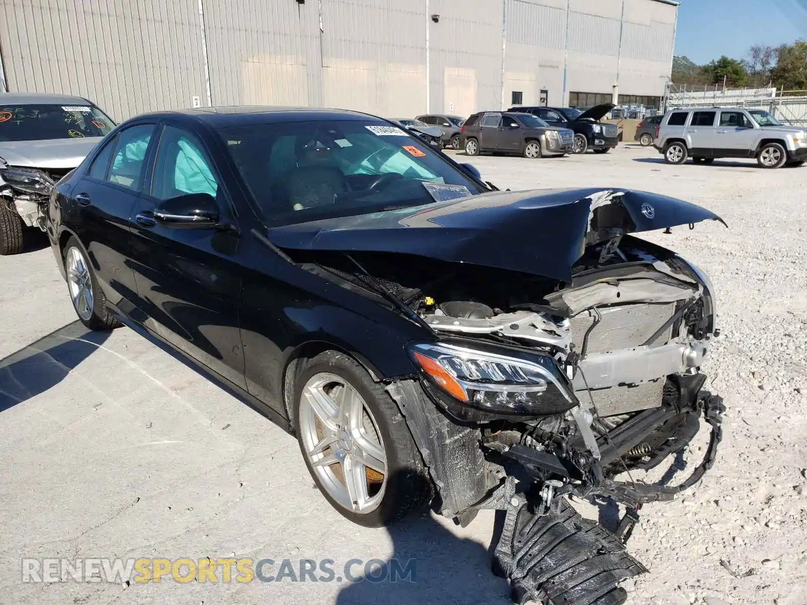 1 Photograph of a damaged car 55SWF8DB4KU295951 MERCEDES-BENZ C-CLASS 2019