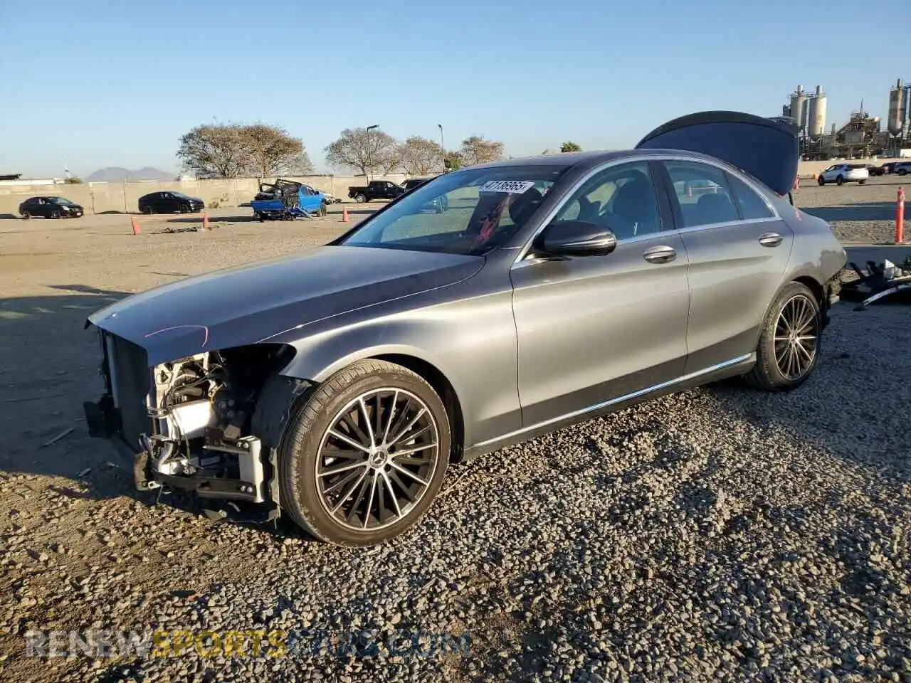 1 Photograph of a damaged car 55SWF8DB4KU306902 MERCEDES-BENZ C-CLASS 2019