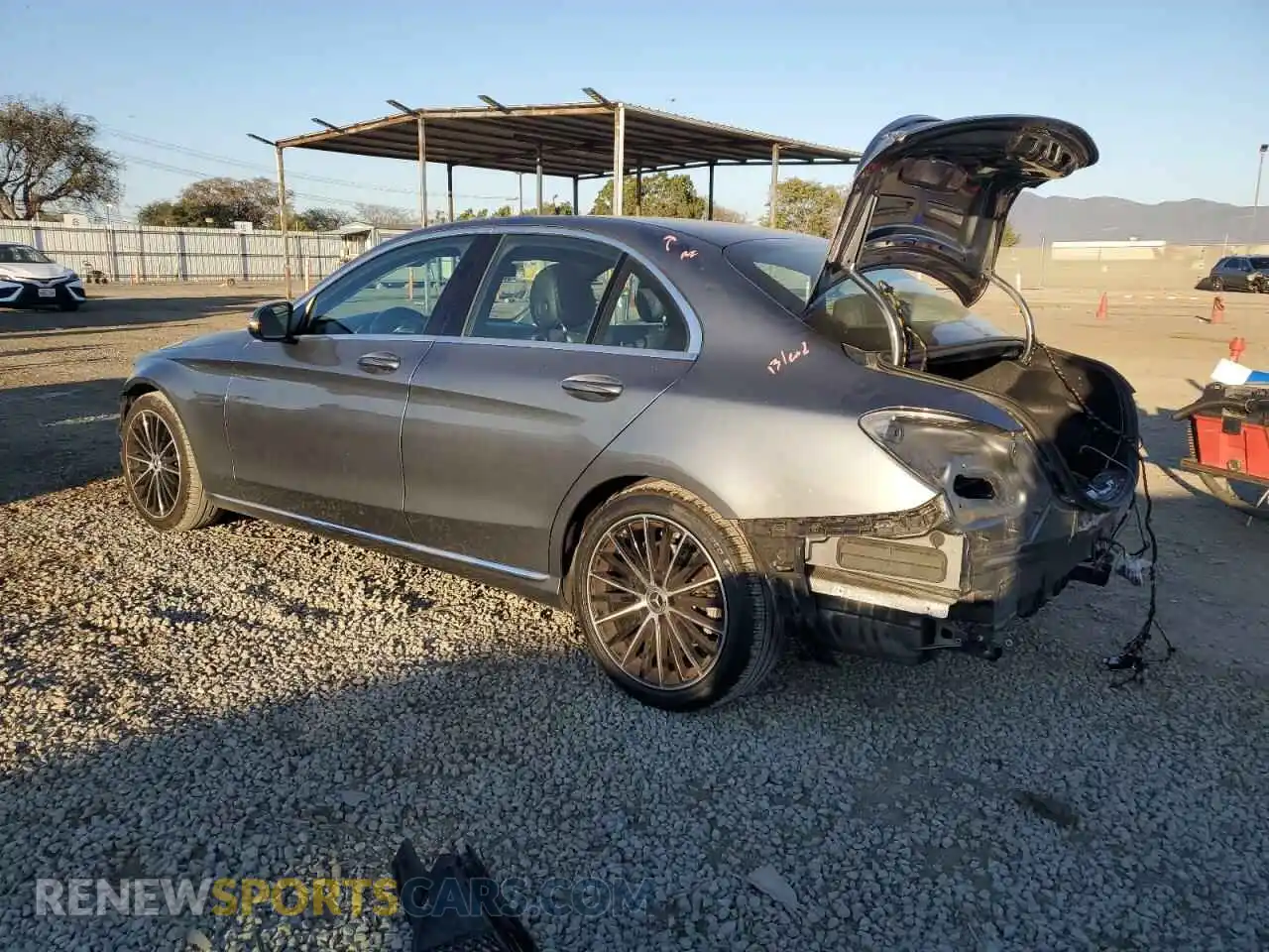 2 Photograph of a damaged car 55SWF8DB4KU306902 MERCEDES-BENZ C-CLASS 2019