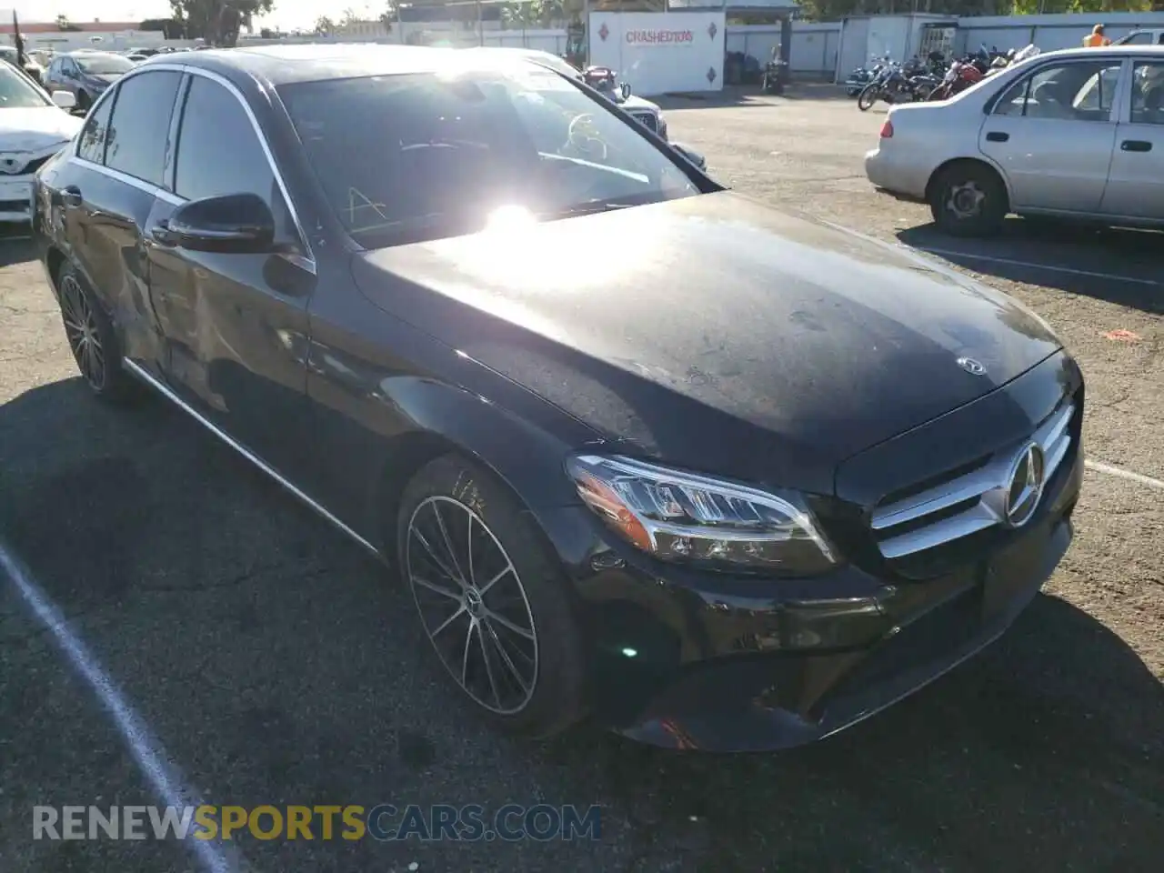 1 Photograph of a damaged car 55SWF8DB4KU308648 MERCEDES-BENZ C-CLASS 2019