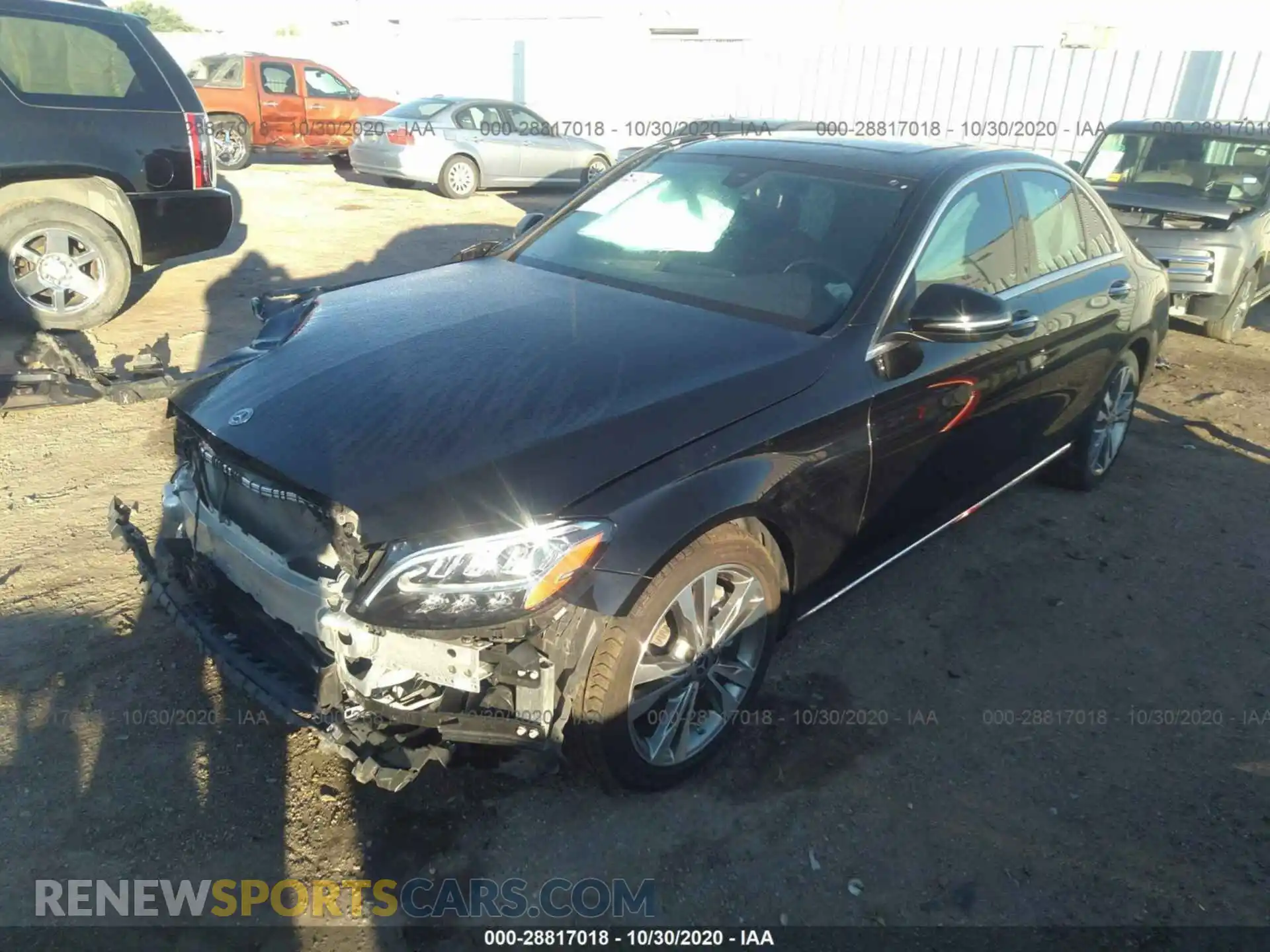 2 Photograph of a damaged car 55SWF8DB4KU313946 MERCEDES-BENZ C-CLASS 2019