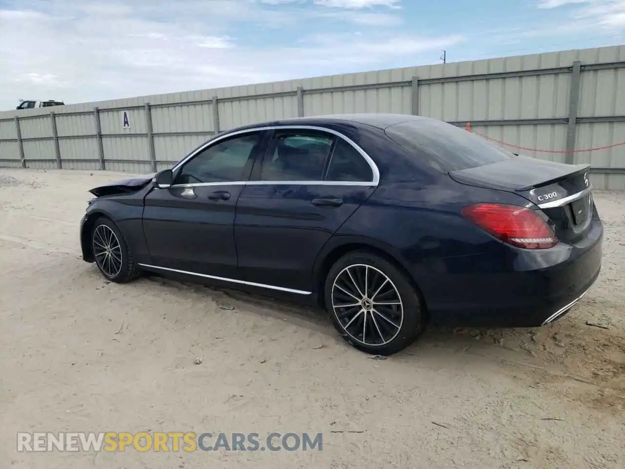 2 Photograph of a damaged car 55SWF8DB5KU287969 MERCEDES-BENZ C-CLASS 2019