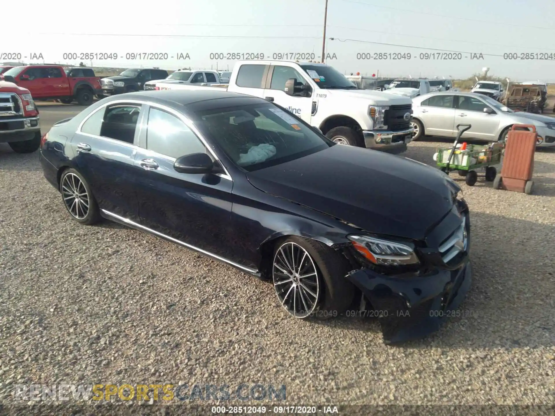 1 Photograph of a damaged car 55SWF8DB5KU295571 MERCEDES-BENZ C-CLASS 2019